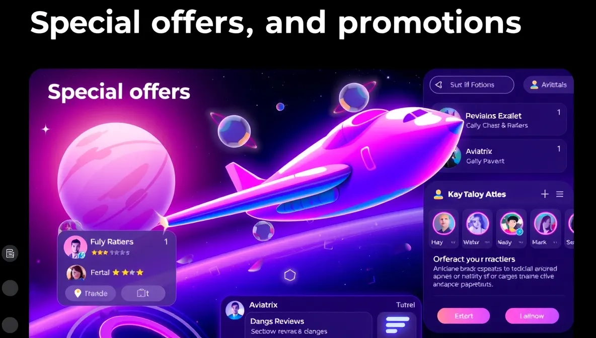  Special offers and promotions